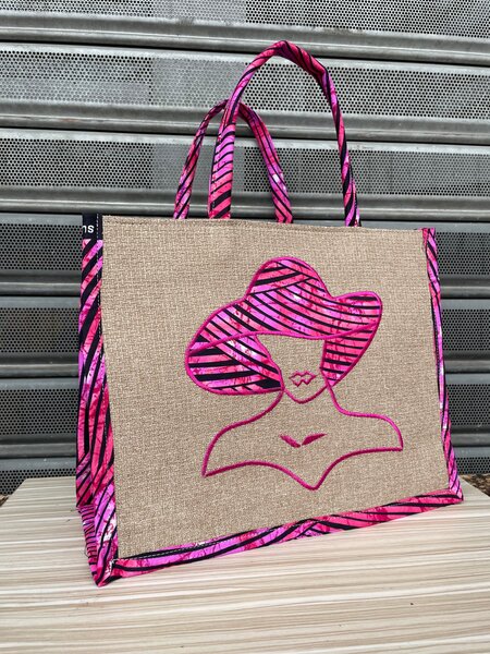 Sac cabas en toile de jute