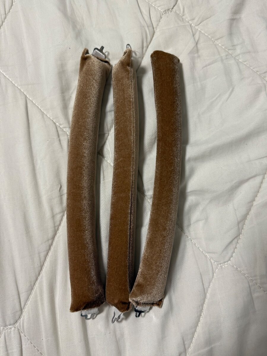 Boudin en velours marron