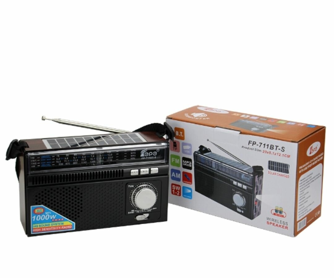 Radio portable solaire FP-711BT-S