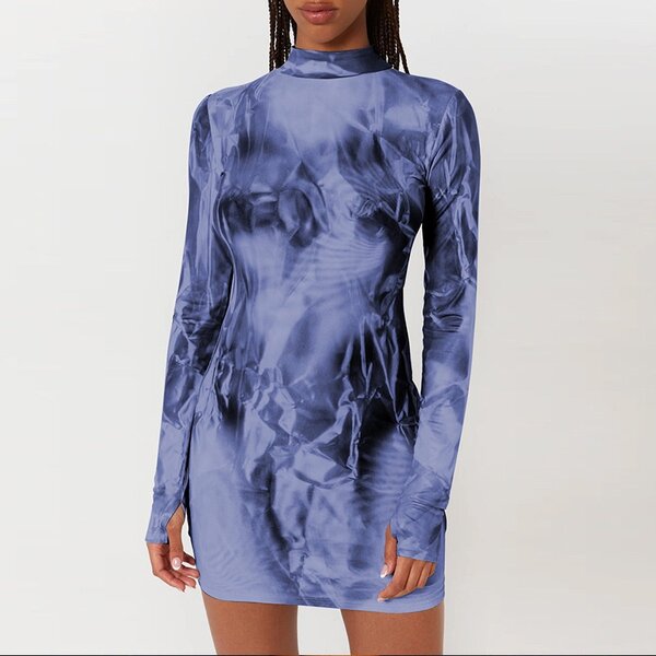 Long sleeve hip dress