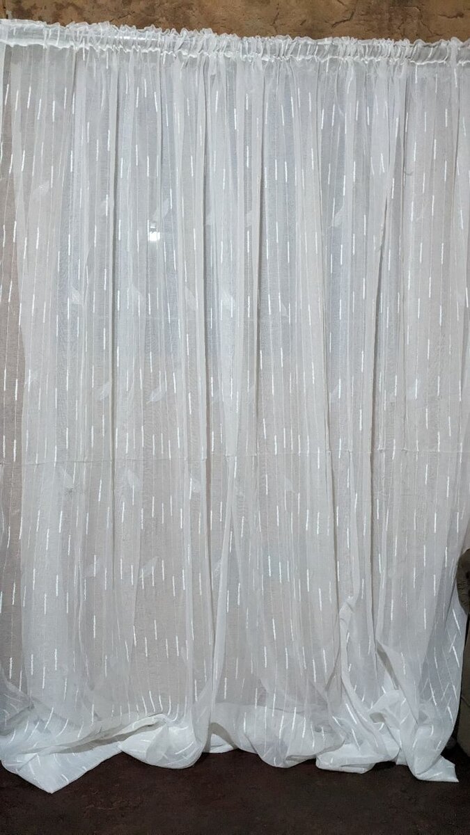 Lace curtains