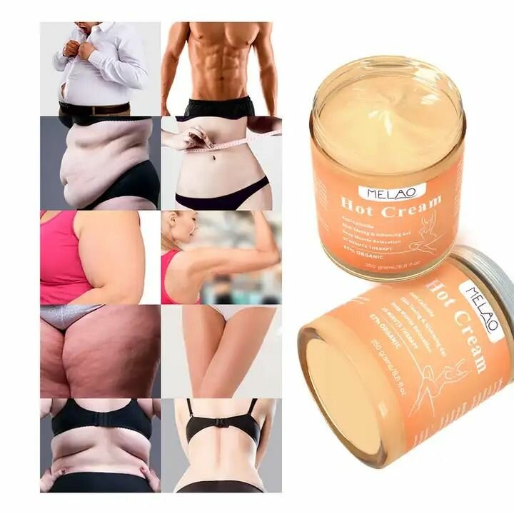 Crème chauffante brûle graisse