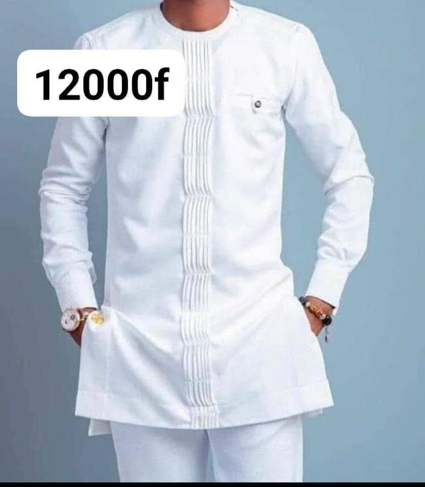 Tunique homme blanc