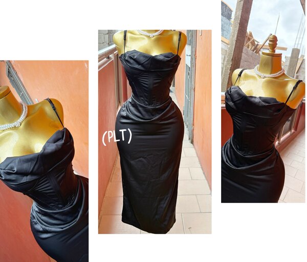 Robe de soirée noire élégante