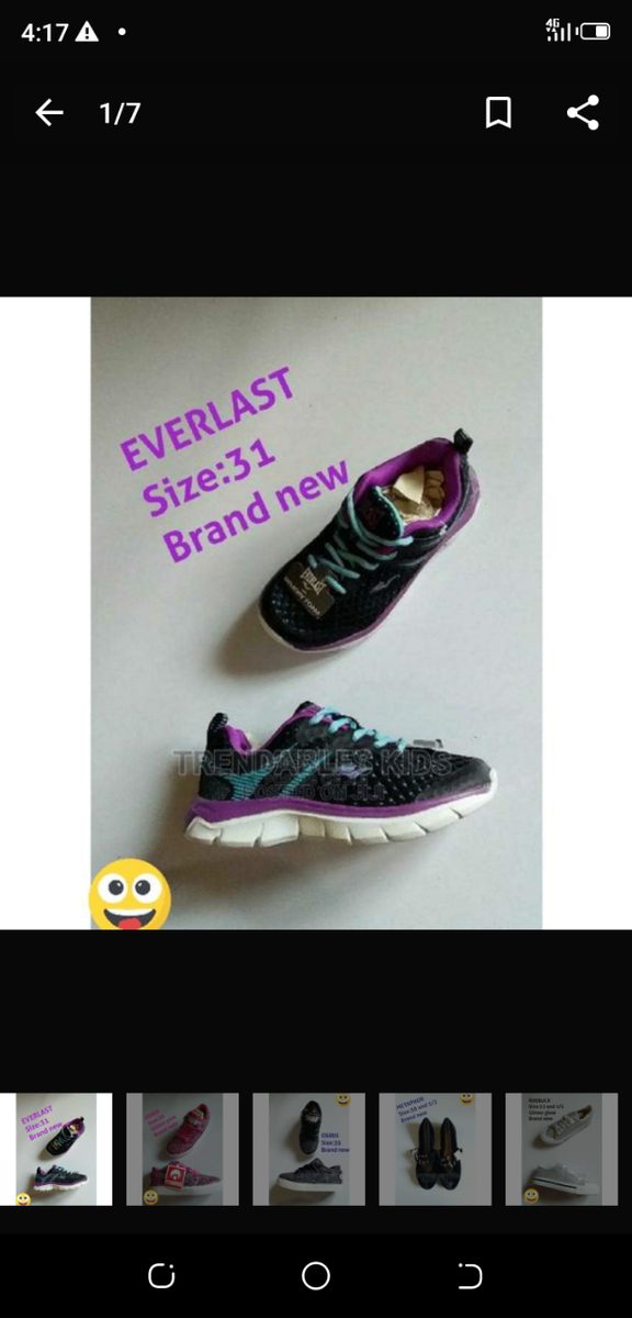 Unisex kids sneakers