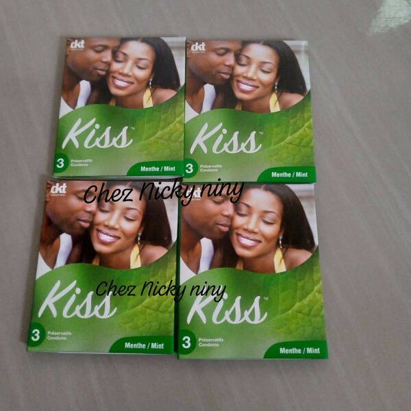 Lot de 12 préservatifs kiss