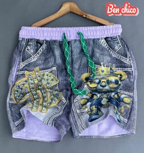 Shorts décontractés avec ours