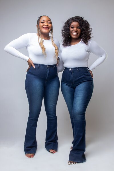 Flared jeans