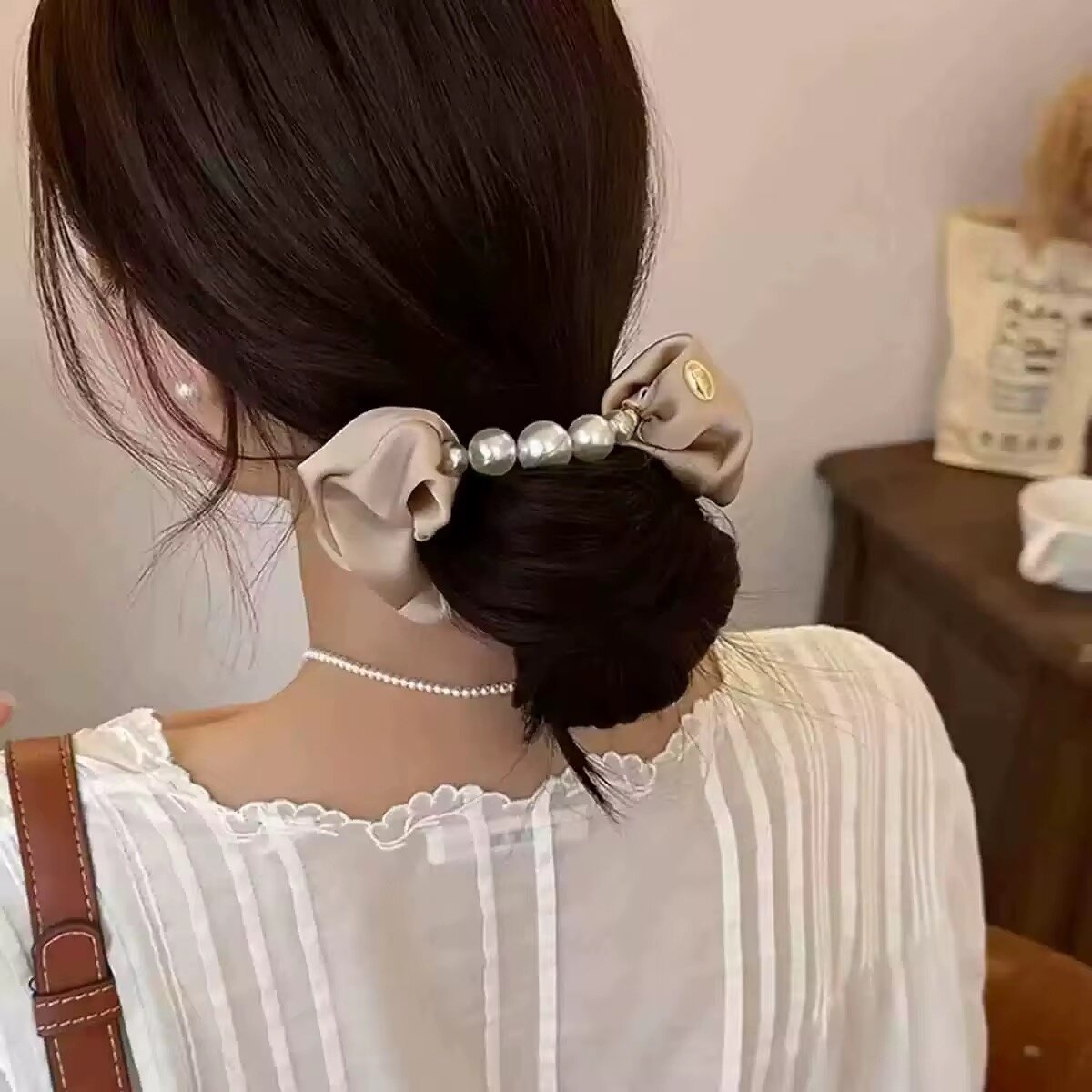 Chouchou Élastique Perlé