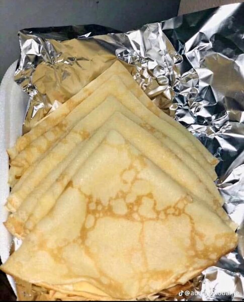 Crêpes fraîches et délicieuses