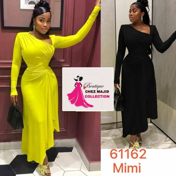 Robe Élégante Asymétrique Femme