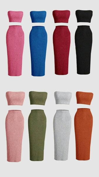 Ensemble deux pièces moulant chic