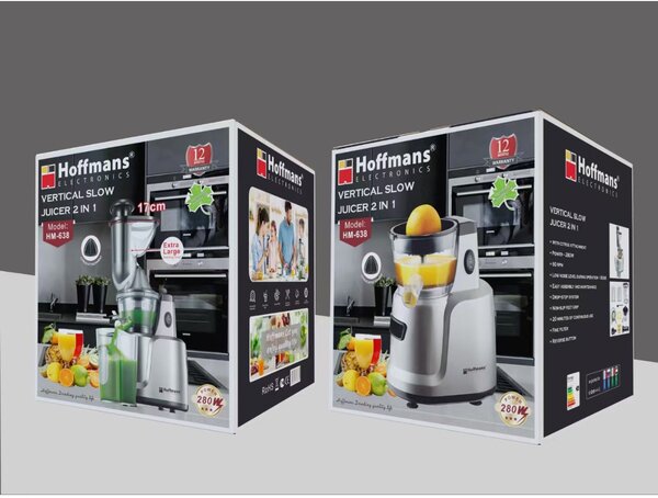 Slow juicer 2 in 1