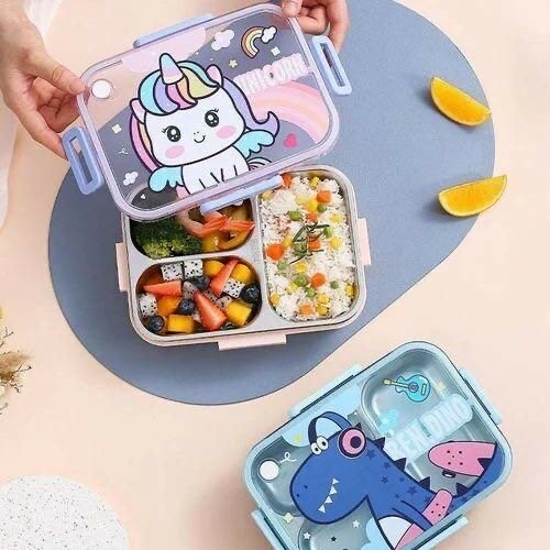 Single Layer Insulated Food Flask Food Warmer - Multicolor