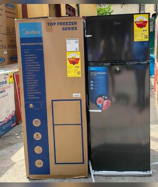 Buy Midea top freezer fridge  MDRT237 FGF28 Size 173L