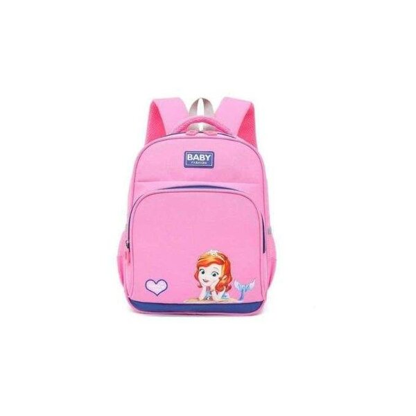 Sac à dos enfant rose motif princesse