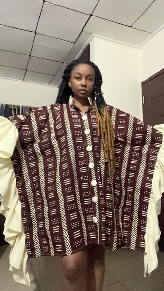 Robe en pagne