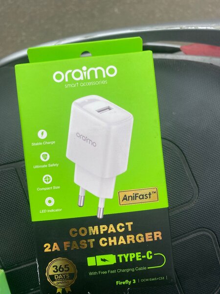 Oraimo Chargeur Rapide 2A Type-C