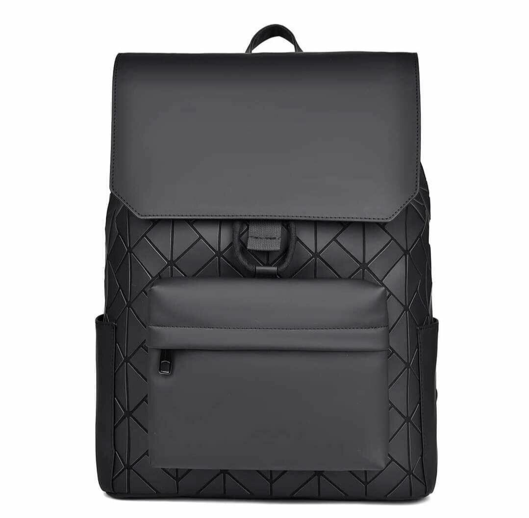 Sac à dos élégant noir unisexe