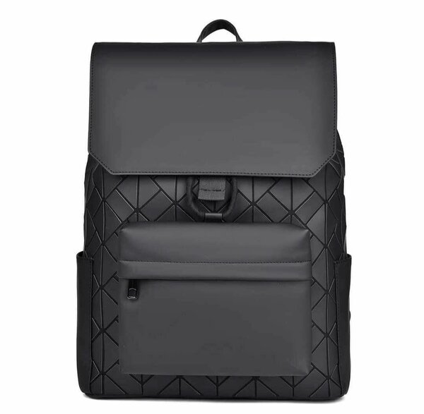 Sac à dos élégant noir unisexe