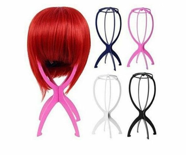 Plastic wig stand