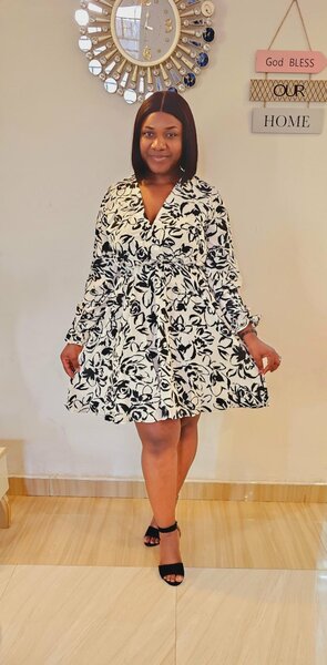 Long sleeved dress
