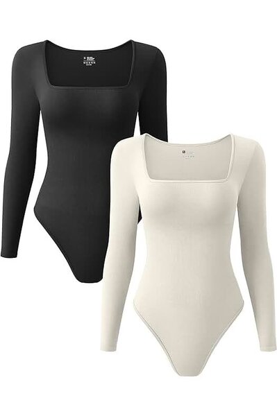 Lot de bodies femme manches longues et courtes
