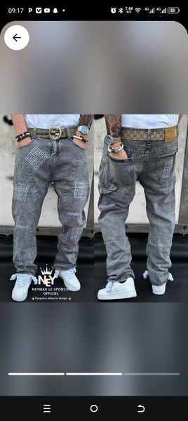 Pantalon cargo tendance