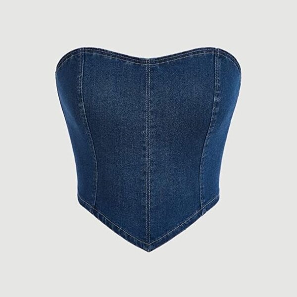 Denim top