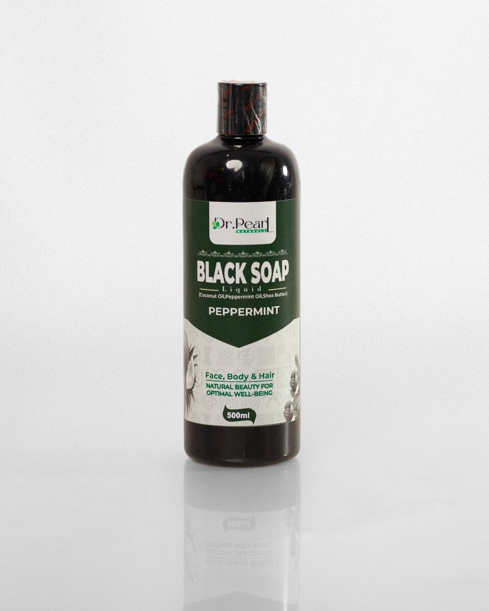Peppermint Black Soap Bodywash