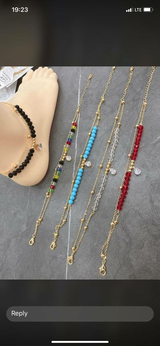 Chaine au pieds pour femmes