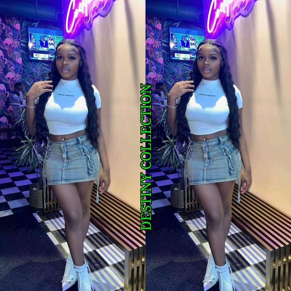 Top and skirt