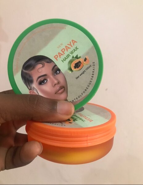 Papaya hair wax
