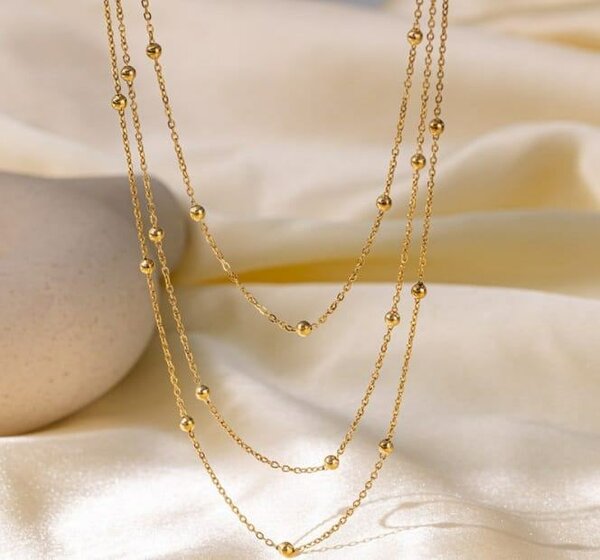 Elegant Gold Layered Necklace