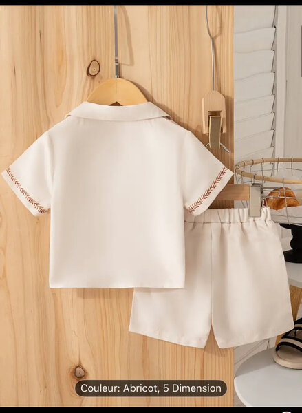 Ensemble Été Enfant Abricot
