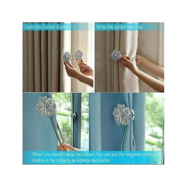 Embrasse Magnetic en Argent