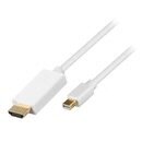 Câble Mini display port vers HDMI 1,8 mètres