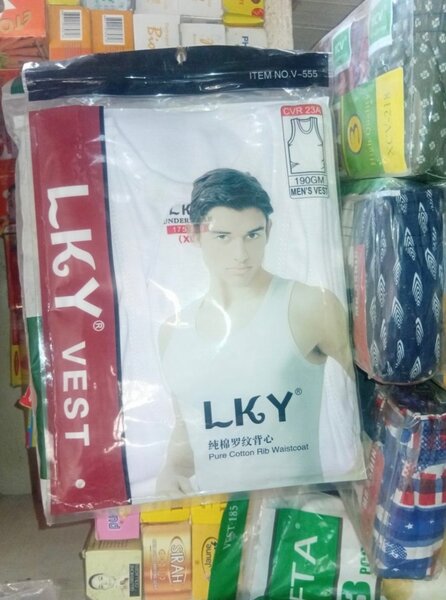 Débardeur homme en coton LKY