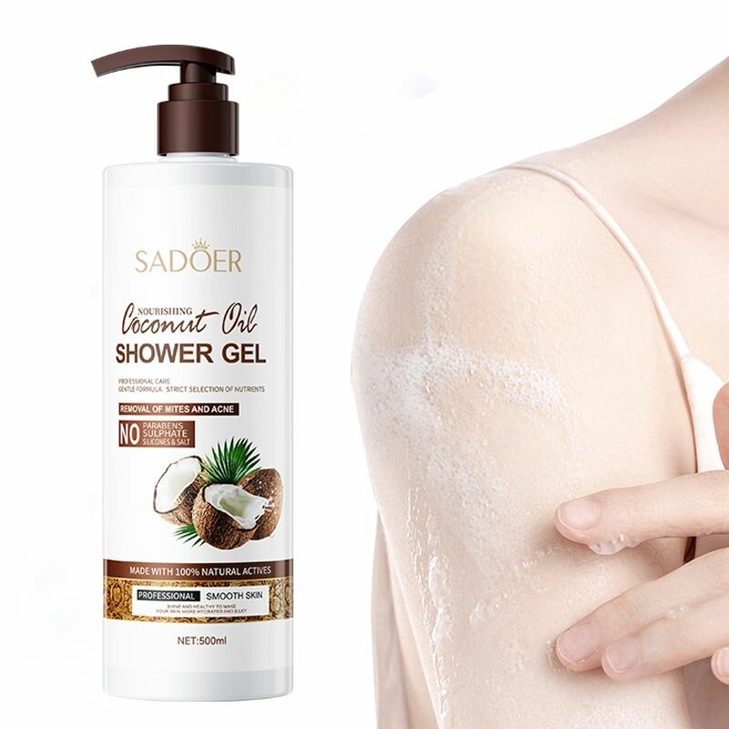 Sadoer coconut oil shower gel