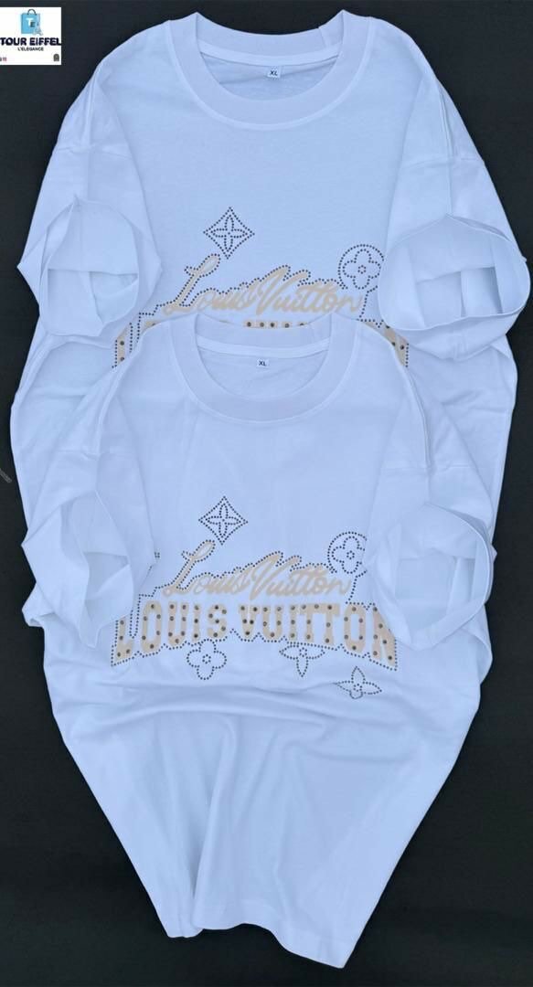 T-shirt Blanc Design Élégant
