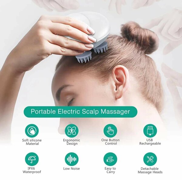 Masseur Cuir Chevelu Électrique