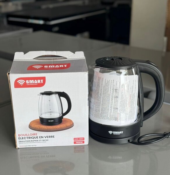 Bouilloire Électrique en Verre Smart