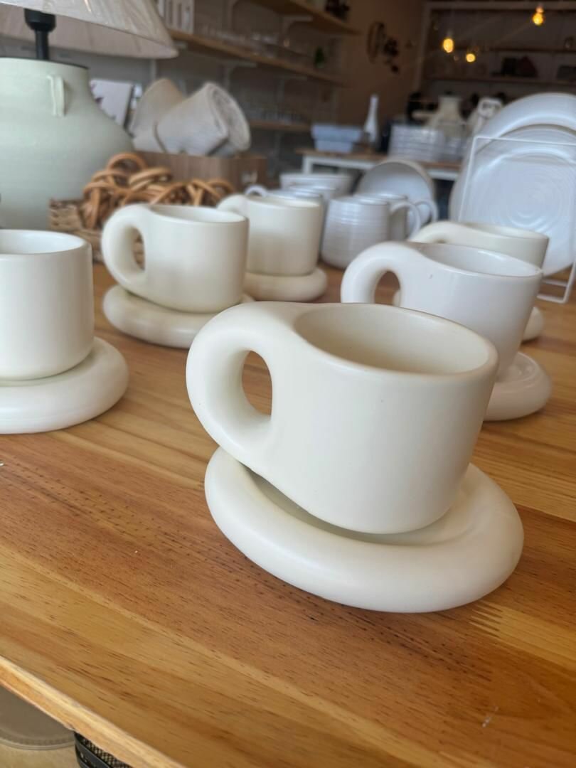 Mug with saucer