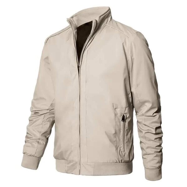 Blouson Homme Décontracté Zippé