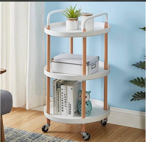 3 Tires shelves /Trolley and wheels