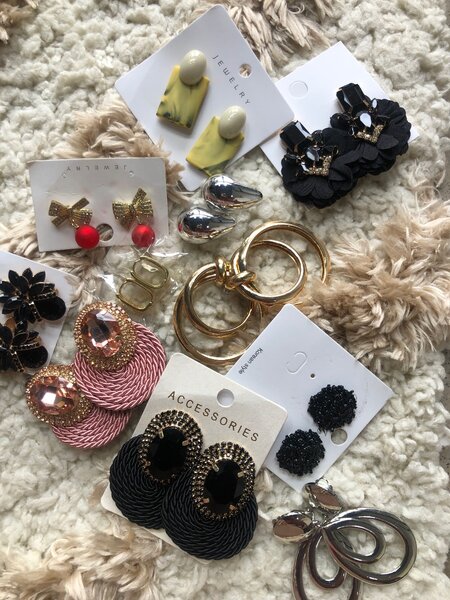 Lot de Boucles d'Oreilles Tendance