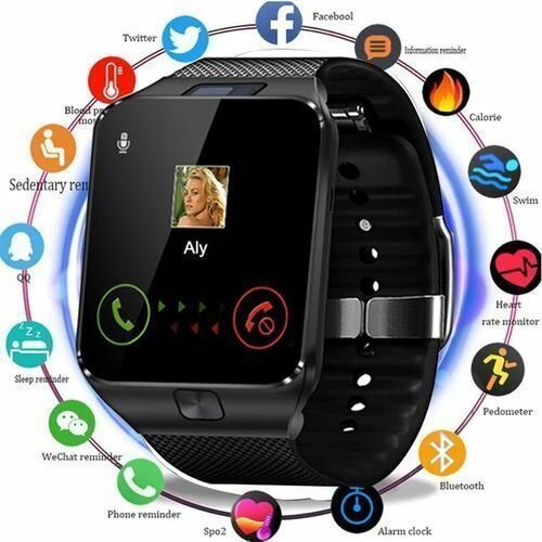Montre intelligente connectée à puce