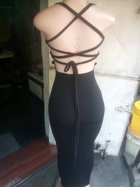Woman dressesd