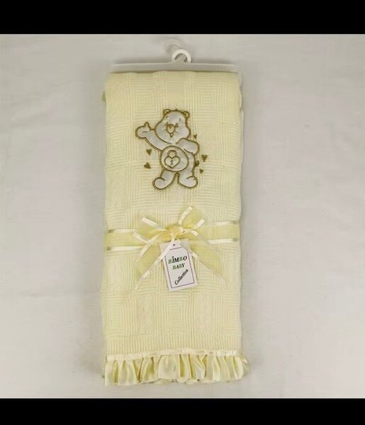Couverture bébé douce en coton