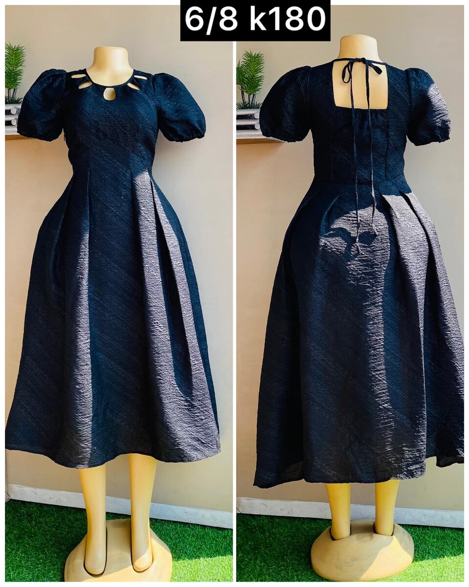 blue dress